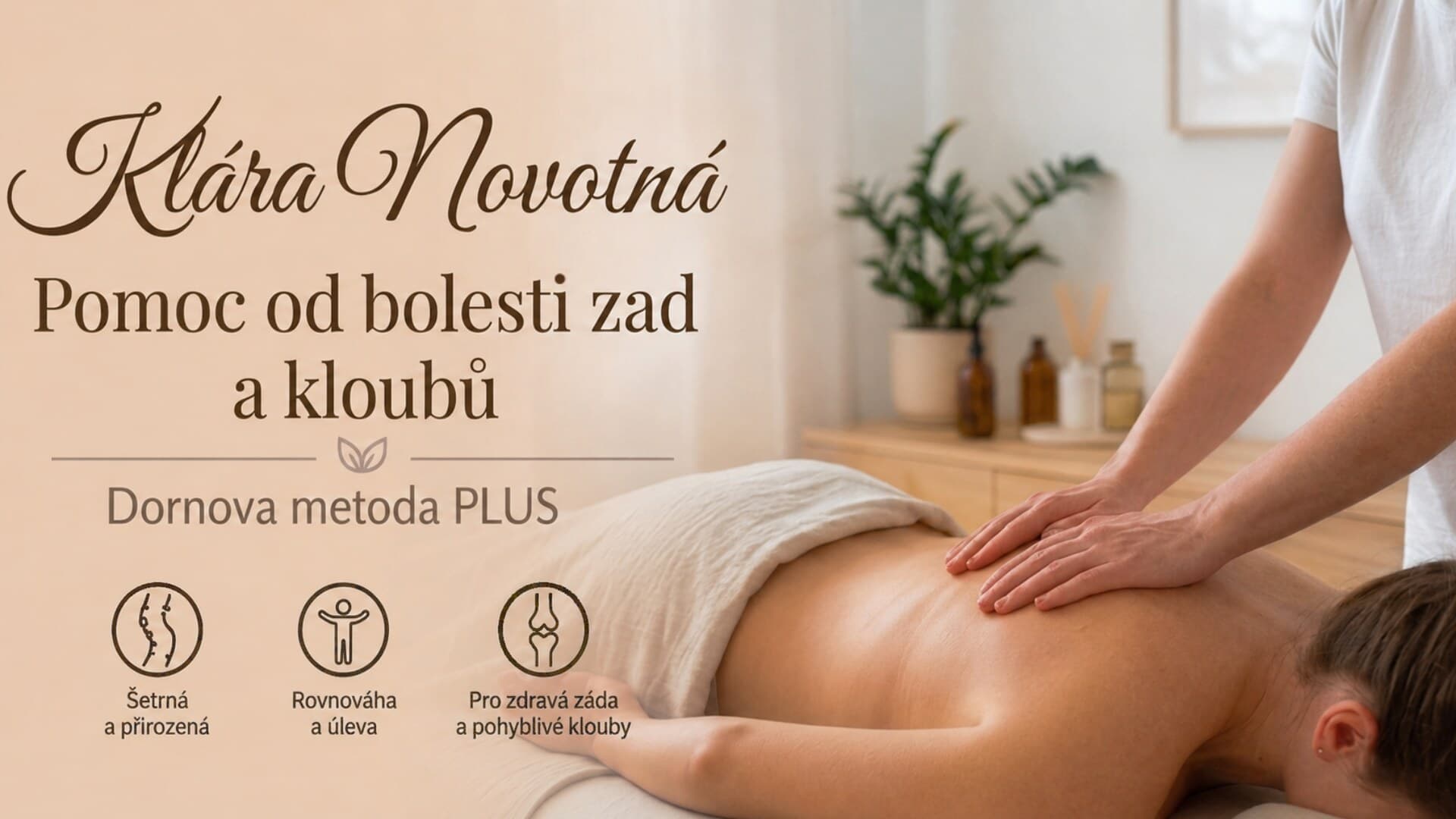 Klára Novotná — terapeutka Dornovy metody PLUS v Příbrami a Kladně