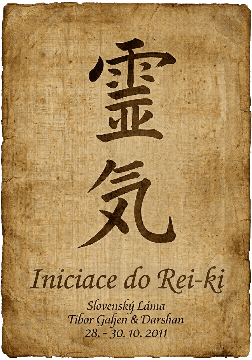 Certifikat: Reiki — Slovenský Láma Tibor Galjen & Darshan (2011)