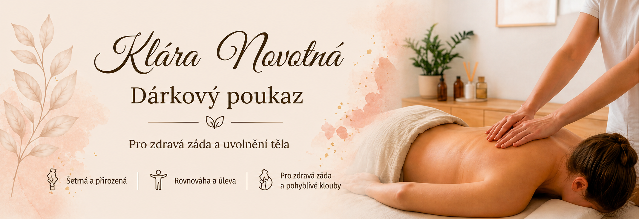 Návrh 2 – s motivem listů